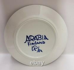 Ulla Procope Valencia Dinner Plate 1960th Hand Painted Finland Arabia