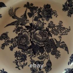 Unicorn Staffordshire Asiatic Pheasant Blue And White Dinner Plates Set Of 9