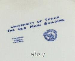 University of Texas Wedgwood Dinner Plate Blue & White Main Building Buy It Now