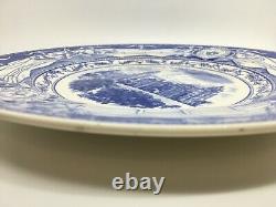 University of Texas Wedgwood Dinner Plate Blue & White Main Building Buy It Now