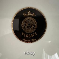 VERSACE Medusa Blue DINNER PLATE 10,5 Rosenthal 27 cm Never Used Vintage