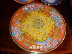 VERSACE Rosenthal Primavera 3 PIECE PLATE SETTING. AUTHENTIC. RARE! Gorgeous