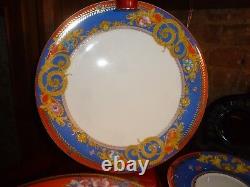 VERSACE Rosenthal Primavera 3 PIECE PLATE SETTING. AUTHENTIC. RARE! Gorgeous