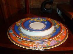 VERSACE Rosenthal Primavera 3 PIECE PLATE SETTING. AUTHENTIC. RARE! Gorgeous