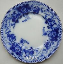 VHTF JOHNSON BROTHERS true DINNER 10 FLOW BLUE PLATE in the RICHMOND PATTERN