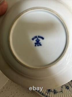 VINTAGE BLUE FJORD 5 Dinner Plates 1 Shallow Bowl Lipper And Mann