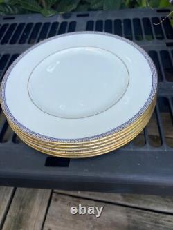 VINTAGE WEDGWOOD PALATIA BONE CHINA DINNER PLATE 10 3/4 INCHES Set 6