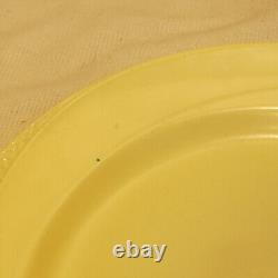 VTG 15 pc Lot Homer Laughlin Serenade Pastel Yellow Cups Saucers 7 9 10 Plates