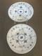 VTG 1974-83 Royal Copenhagen Blue Fluted 8 (Eight) Deep Dish 10 Dinner Plate