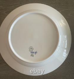 VTG 1974-83 Royal Copenhagen Blue Fluted 8 (Eight) Deep Dish 10 Dinner Plate