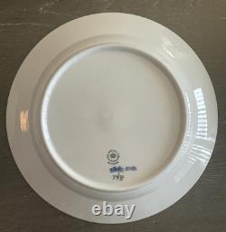 VTG 1974-83 Royal Copenhagen Blue Fluted 8 (Eight) Deep Dish 10 Dinner Plate