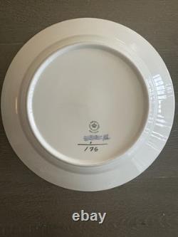 VTG 1974-83 Royal Copenhagen Blue Fluted 8 (Eight) Deep Dish 10 Dinner Plate