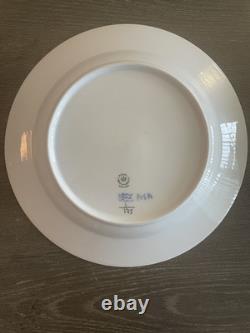 VTG 1974-83 Royal Copenhagen Blue Fluted 8 (Eight) Deep Dish 10 Dinner Plate