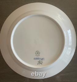 VTG 1974-83 Royal Copenhagen Blue Fluted 8 (Eight) Deep Dish 10 Dinner Plate