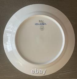 VTG 1974-83 Royal Copenhagen Blue Fluted 8 (Eight) Deep Dish 10 Dinner Plate