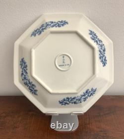 VTG Tiffany & Co Blue White Octagon Large Dinner Plate Dragon Asian Japan Style
