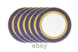 Vectigo 6 Pcs Dinner Plate Set 27.4 cm Navy Blue Latest Design For All Occasion