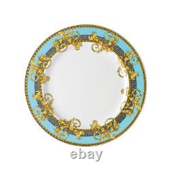 Versace By Rosenthal, Germany Prestige Gala Blue Dinner Plate, 10 5/8 Inch
