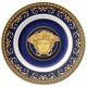 Versace By Rosenthal Medusa Blue Bread & Butter Plate #409620-10218 Brand Nib Fs