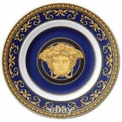 Versace By Rosenthal Medusa Blue Bread & Butter Plate #409620-10218 Brand Nib Fs
