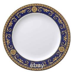 Versace Medusa Blue Dinner Plate 10.5 Set of 2