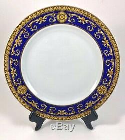 Versace Rosenthal BLUE MEDUSA 10.5 Dinner Plate EXCELLENT PRE-LOVED CONDITION