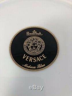 Versace Rosenthal BLUE MEDUSA 10.5 Dinner Plate EXCELLENT PRE-LOVED CONDITION