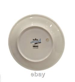 Versace Rosenthal Ivy Leaves Passion Blue Dinner Plate Salad Plate Cup & Saucer