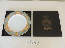 Versace Rosenthal china Tresors de la Mer 27cm (10.5'') dinner plate. New in box