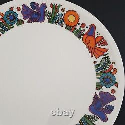 Villeroy & Boch Acapulco 10 1/4 Dinner Plates Set of 3 Blue Stamp