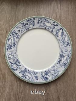 Villeroy & Boch Switch 3 Cordoba Set of 4 Dinner Plates Blue Bird Border