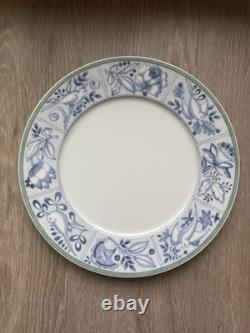 Villeroy & Boch Switch 3 Cordoba Set of 4 Dinner Plates Blue Bird Border