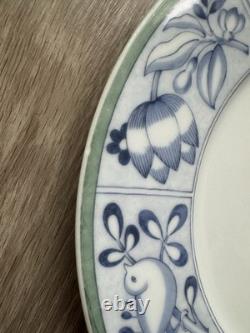Villeroy & Boch Switch 3 Cordoba Set of 4 Dinner Plates Blue Bird Border