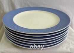 Villeroy & Boch TipoBlue. Com Lot of 7 Dinner Plates 10 Diameter in GC