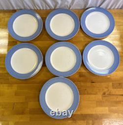 Villeroy & Boch TipoBlue. Com Lot of 7 Dinner Plates 10 Diameter in GC