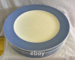 Villeroy & Boch TipoBlue. Com Lot of 7 Dinner Plates 10 Diameter in GC