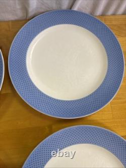 Villeroy & Boch TipoBlue. Com Lot of 7 Dinner Plates 10 Diameter in GC