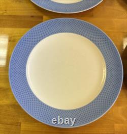 Villeroy & Boch TipoBlue. Com Lot of 7 Dinner Plates 10 Diameter in GC