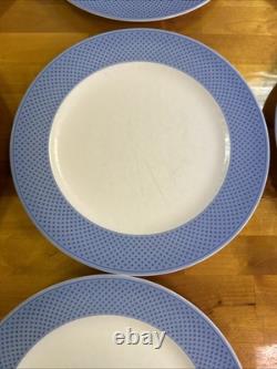 Villeroy & Boch TipoBlue. Com Lot of 7 Dinner Plates 10 Diameter in GC