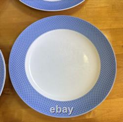 Villeroy & Boch TipoBlue. Com Lot of 7 Dinner Plates 10 Diameter in GC