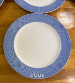 Villeroy & Boch TipoBlue. Com Lot of 7 Dinner Plates 10 Diameter in GC