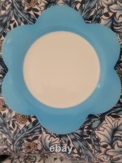 Villeroy & Boch Wonderful World Bloom 10 1/2 in Dinner Plate Blue Set Of 4 New