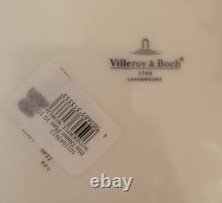 Villeroy & Boch Wonderful World Bloom 10 1/2 in Dinner Plate Blue Set Of 4 New