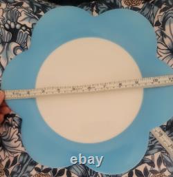 Villeroy & Boch Wonderful World Bloom 10 1/2 in Dinner Plate Blue Set Of 4 New