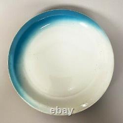 Vintage 40s 50s Sterling China 3 Dinner Plates Sky Blue Diner Restaurant Ware US