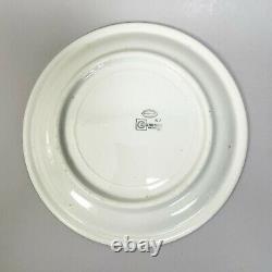 Vintage 40s 50s Sterling China 3 Dinner Plates Sky Blue Diner Restaurant Ware US