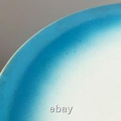 Vintage 40s 50s Sterling China 3 Dinner Plates Sky Blue Diner Restaurant Ware US