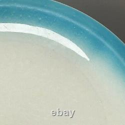 Vintage 40s 50s Sterling China 3 Dinner Plates Sky Blue Diner Restaurant Ware US