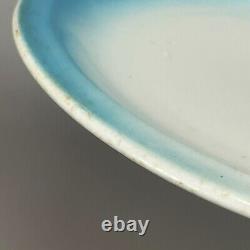 Vintage 40s 50s Sterling China 3 Dinner Plates Sky Blue Diner Restaurant Ware US