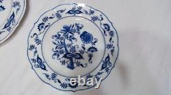 Vintage 50 Years 1951-2001 Blue Onion 20 Pc Dinner Set, Blue Danube Japan Mint